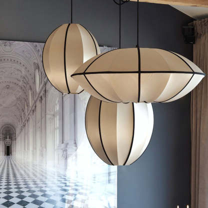 Silk Oval Pendant Light-labpiecesign