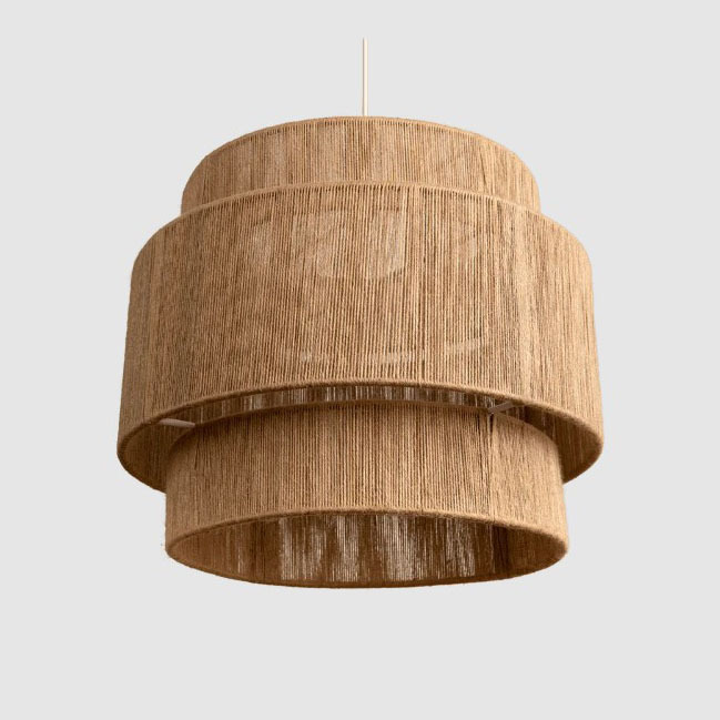 Rotate Hemp Rope Hanging Light Bohemian Furniture Light-labpiecesign