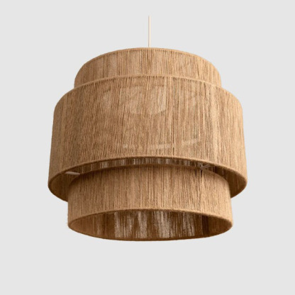 Rotate Hemp Rope Hanging Light Bohemian Furniture Light-labpiecesign