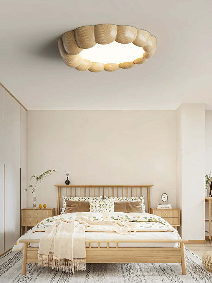 Wood Ripple Ceiling Lamp-labpiecesign