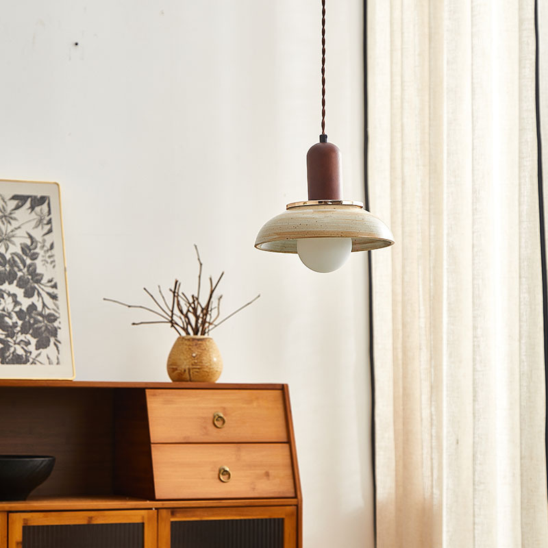 Japanese Retro Ceramic Small Pendant Lamp