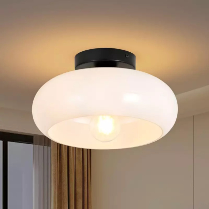 Ozimo Mid-Century Vintage Semi Flush Mount Ceiling Light