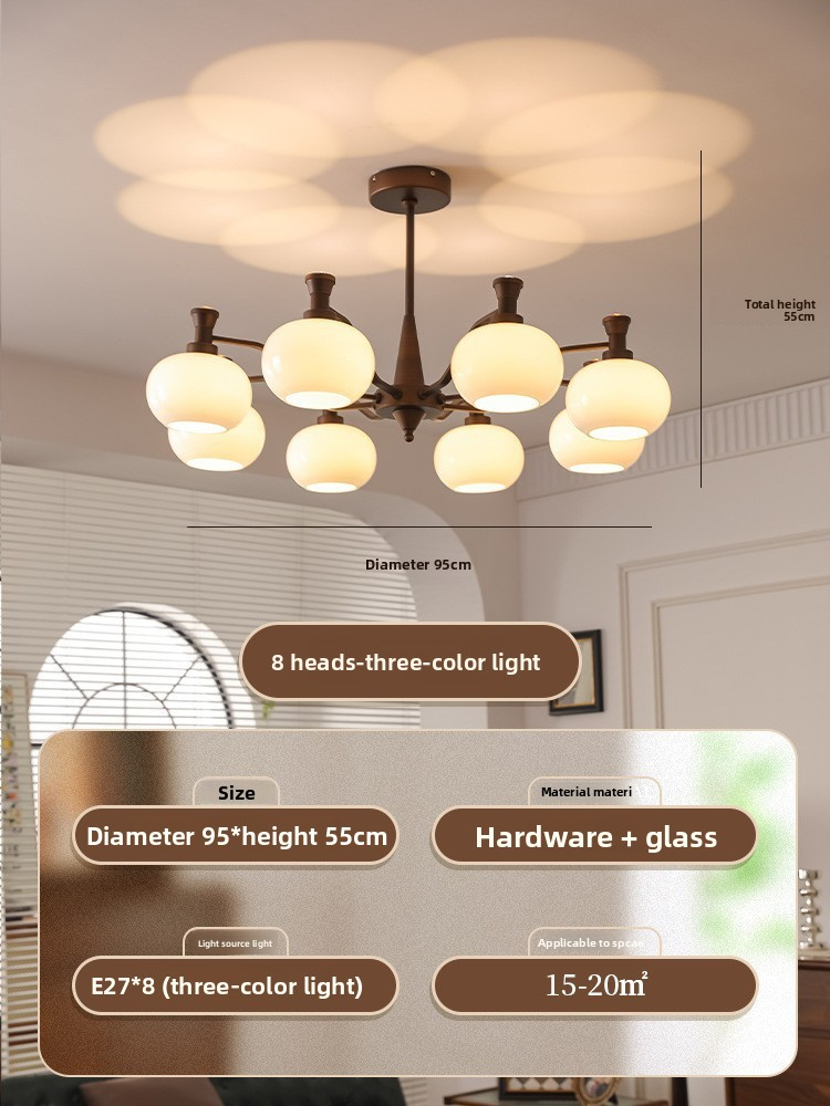 Medieval style American living room chandelier