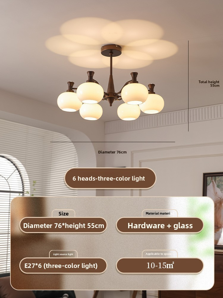 Medieval style American living room chandelier