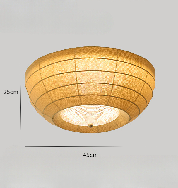 Vintage Fabric Ceiling Light for Bedroom