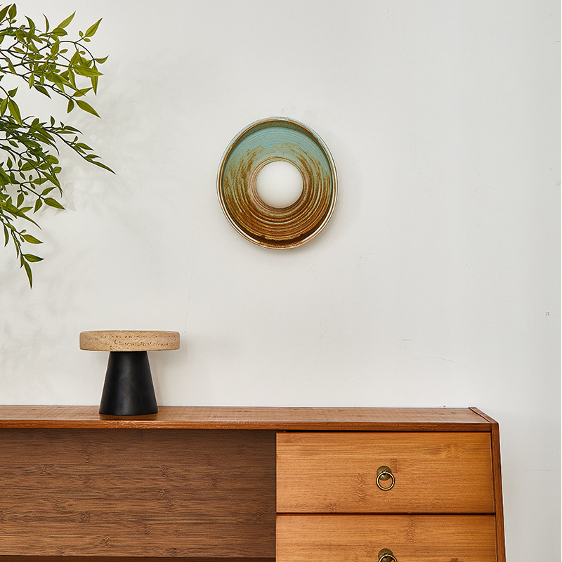 Wabi-Sabi Style Wall Lamp for Corridor Light Balcony Hallway Entrance