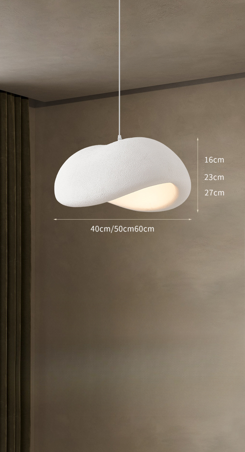 Minimalist Resin Pendant Lamp for Homestay Living Room