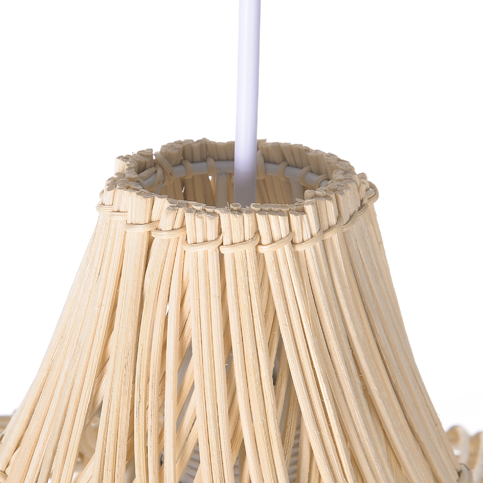 Handmade Woven Rattan Chandelier For Dining Table