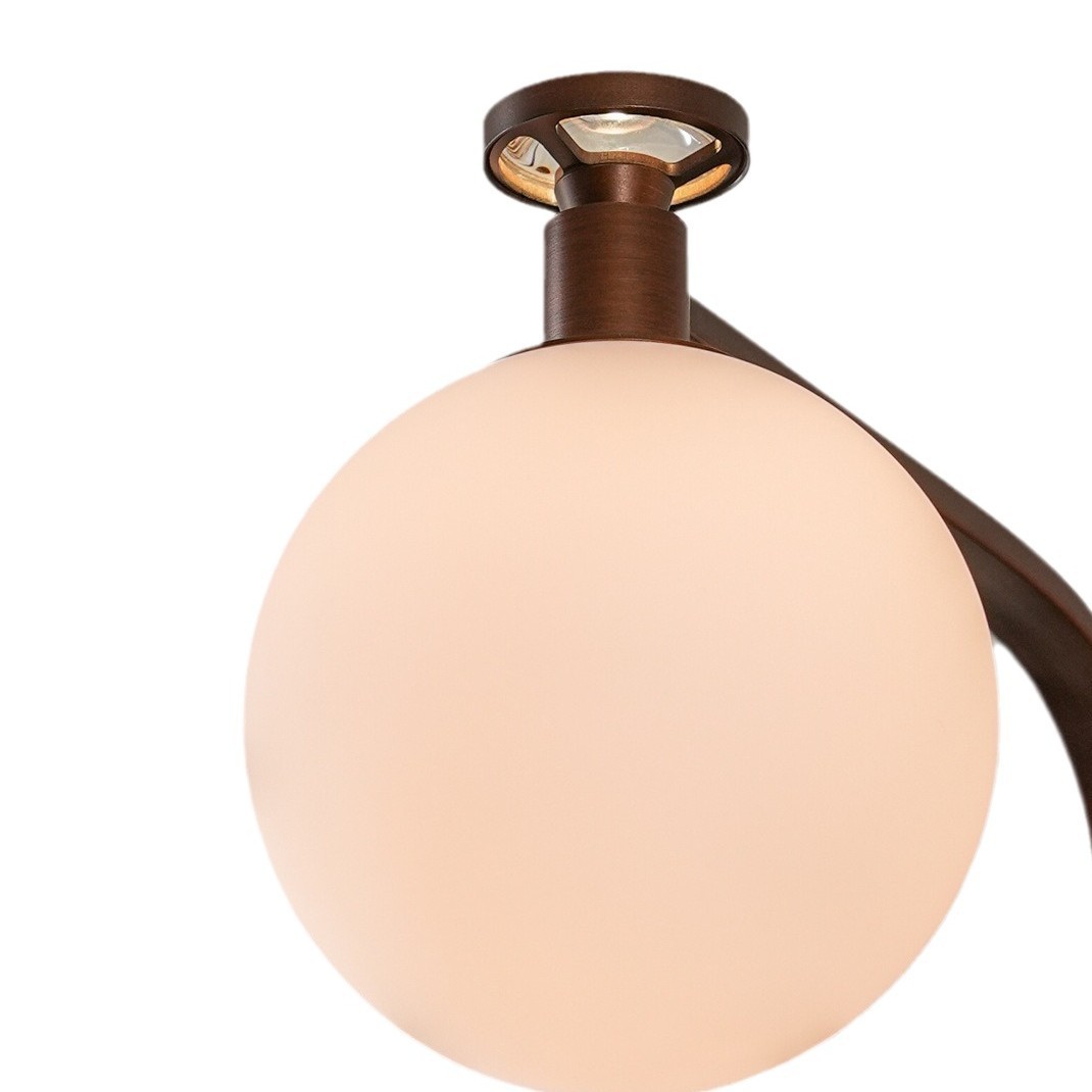 French Retro Glass Magic Bean Chandelier