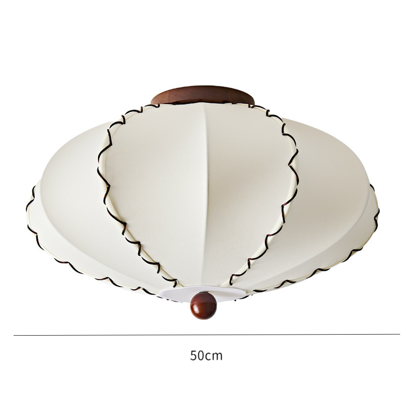 Retro Creative Fabric Ceiling Light for Bedroom