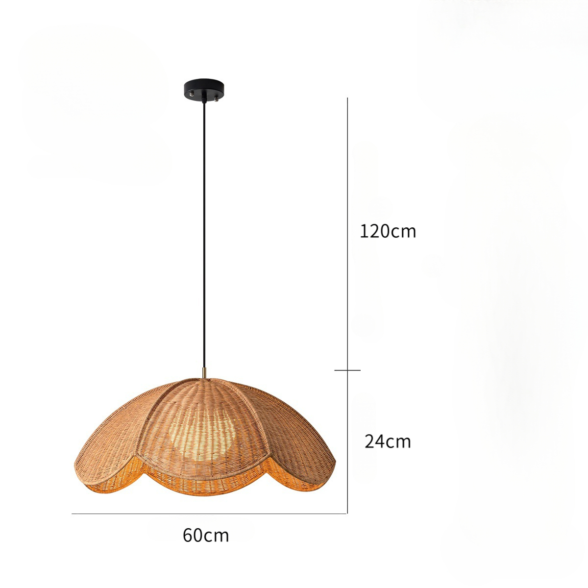 Japanese Wabi-Sabi Style Retro Pendant Light for Dining Room Bedroom Living Room