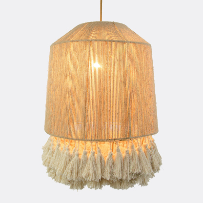 Bohemian Vintage Tassel Pendant Light For Indoor