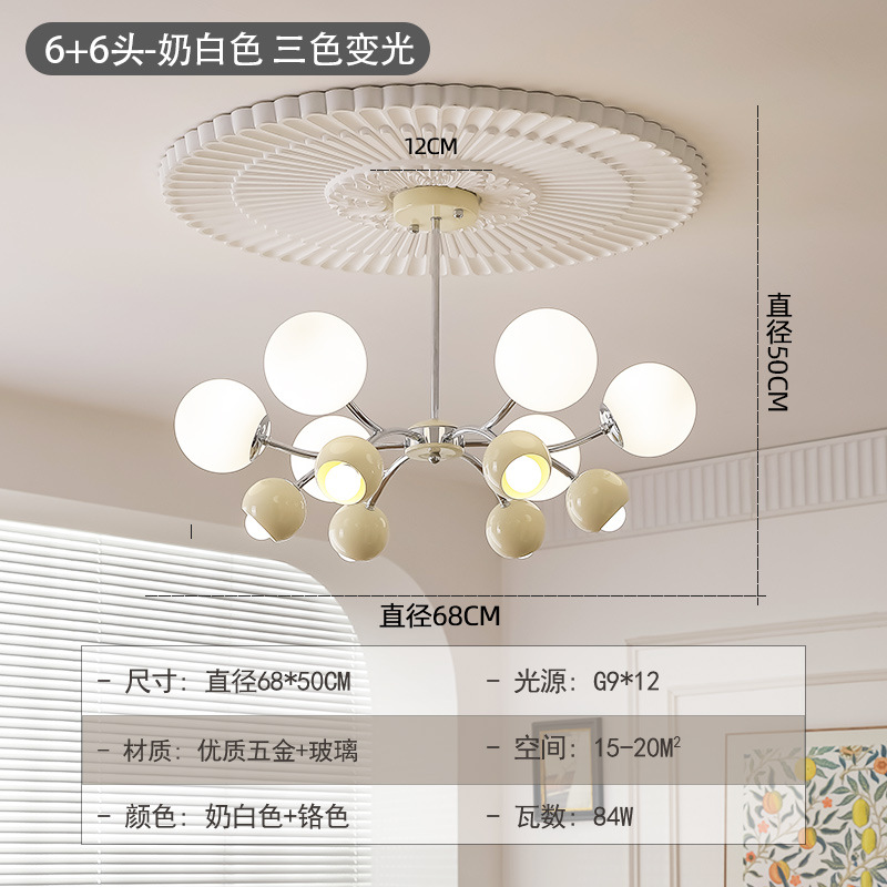 Living Room Chandelier Medieval Bauhaus Cream Style Chandelier