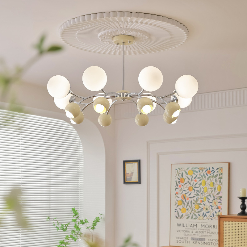 Living Room Chandelier Medieval Bauhaus Cream Style Chandelier