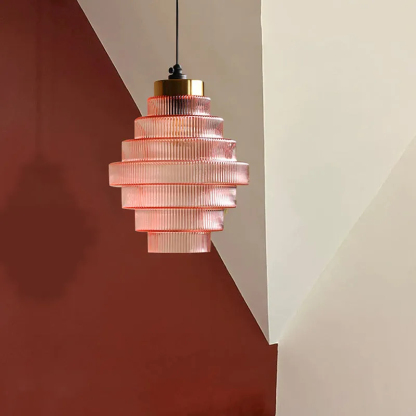 Antique Brass Bottle Shade Pendant Light-labpiecesign