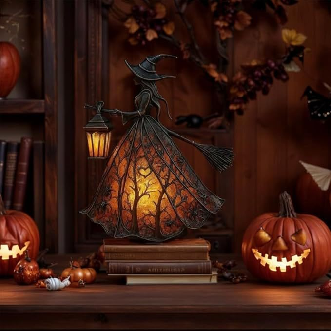 🧙 Halloween Witch Table Lamp 