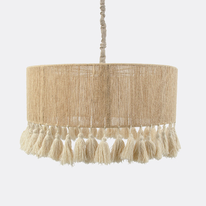 Bohemian Vintage Tassel Pendant Light For Indoor