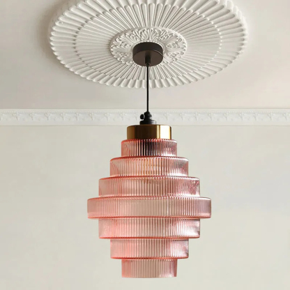 Antique Brass Bottle Shade Pendant Light-labpiecesign