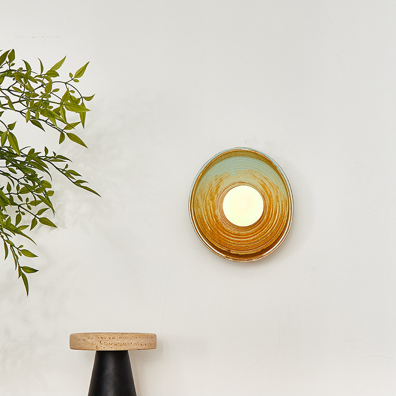 Wabi-Sabi Style Wall Lamp for Corridor Light Balcony Hallway Entrance