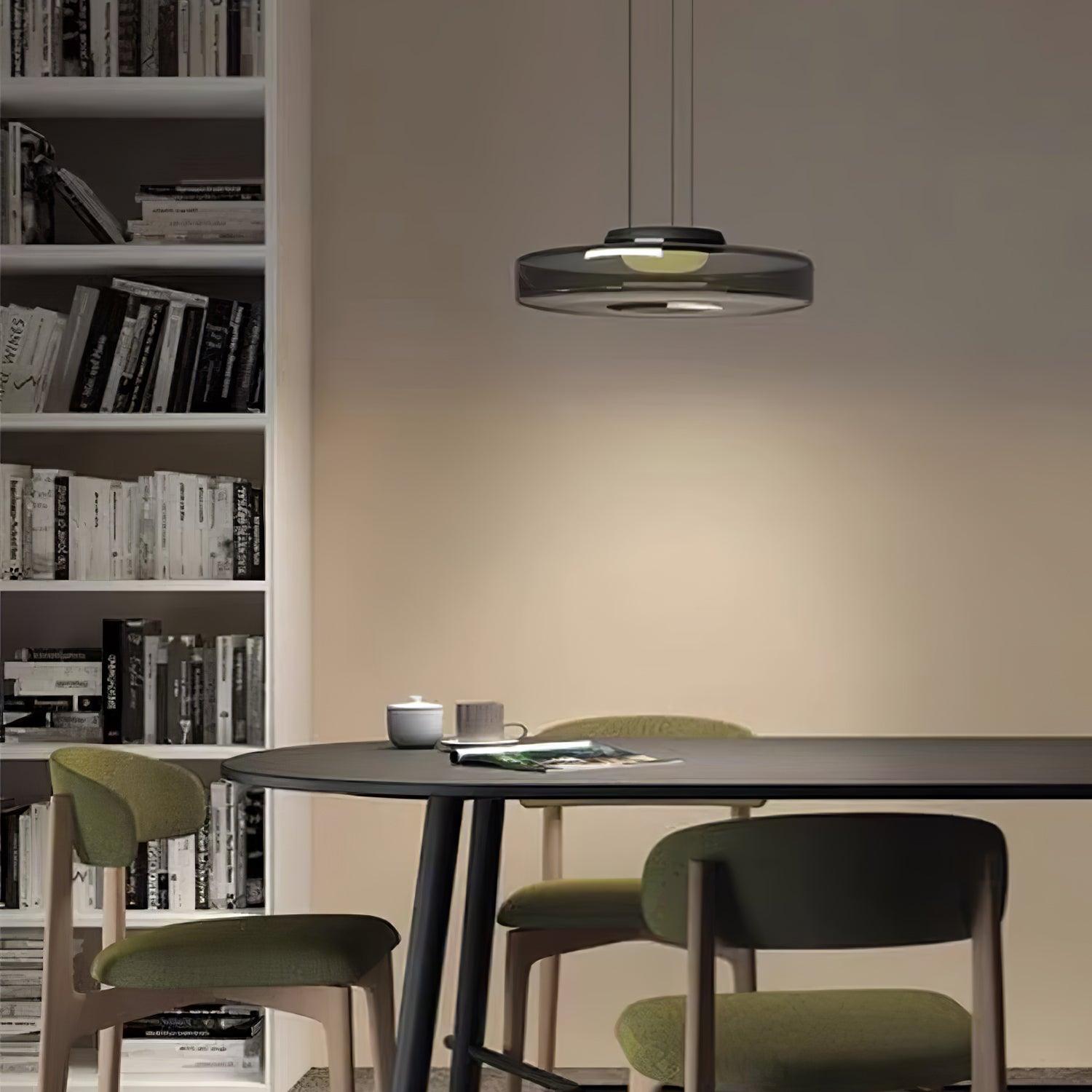 Nordic Creative Clear Tinted Glass Pendant Lighting