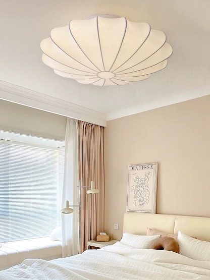 Silk Ceiling Lamp Japanese Wabi-Sabi Style Ceiling Light-labpiecesign