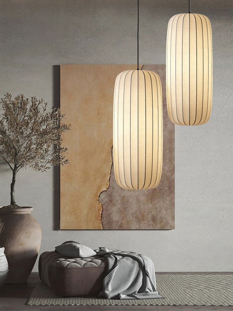 Japanese wabi-sabi style fabric chandelier-labpiecesign