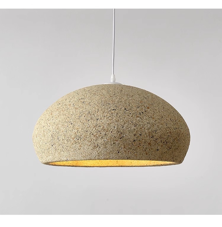 Wabi-sabi style chandelier retro simple pendant light-labpiecesign