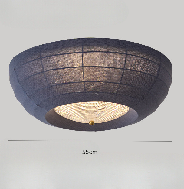 Vintage Fabric Ceiling Light for Bedroom