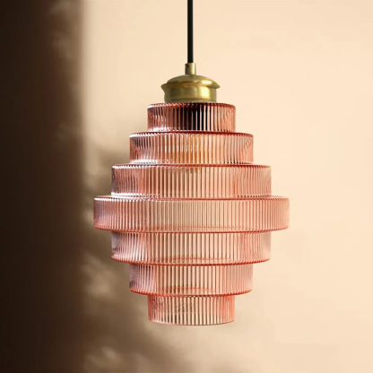 Antique Brass Bottle Shade Pendant Light-labpiecesign