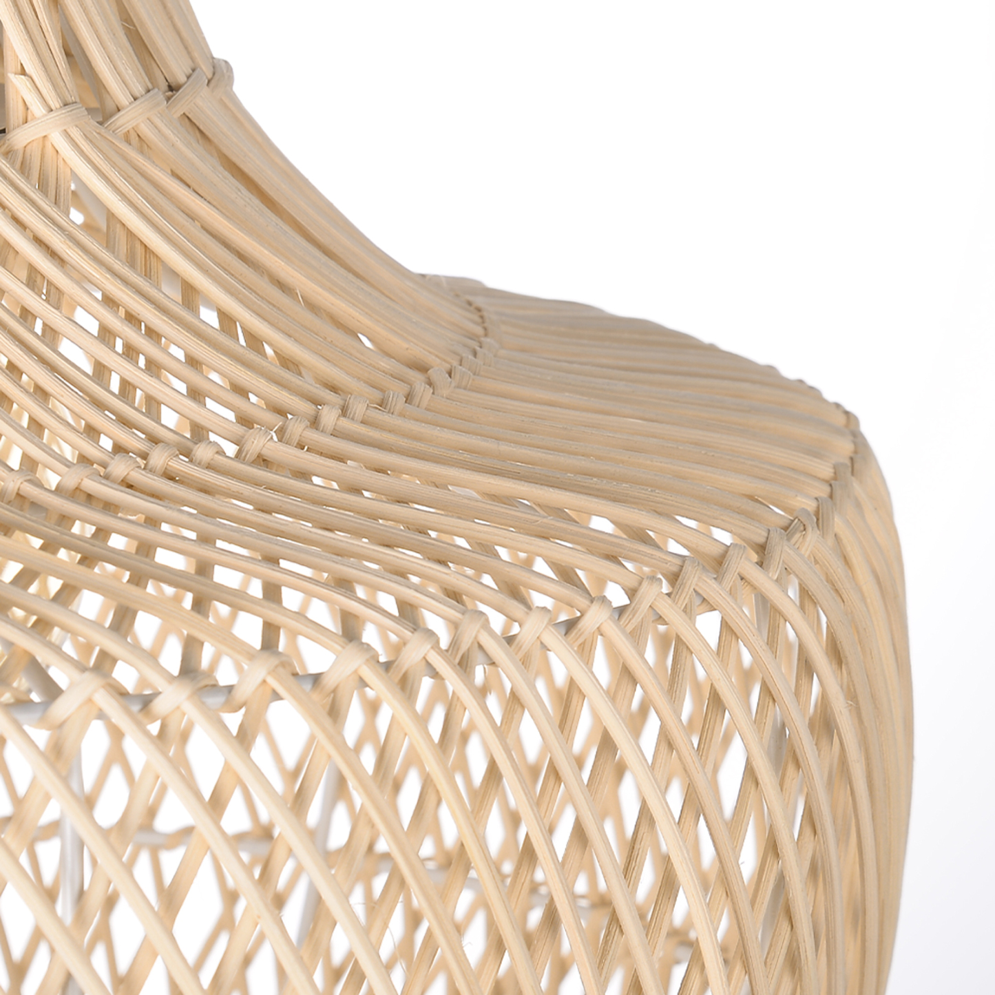 Handmade Woven Rattan Chandelier For Dining Table