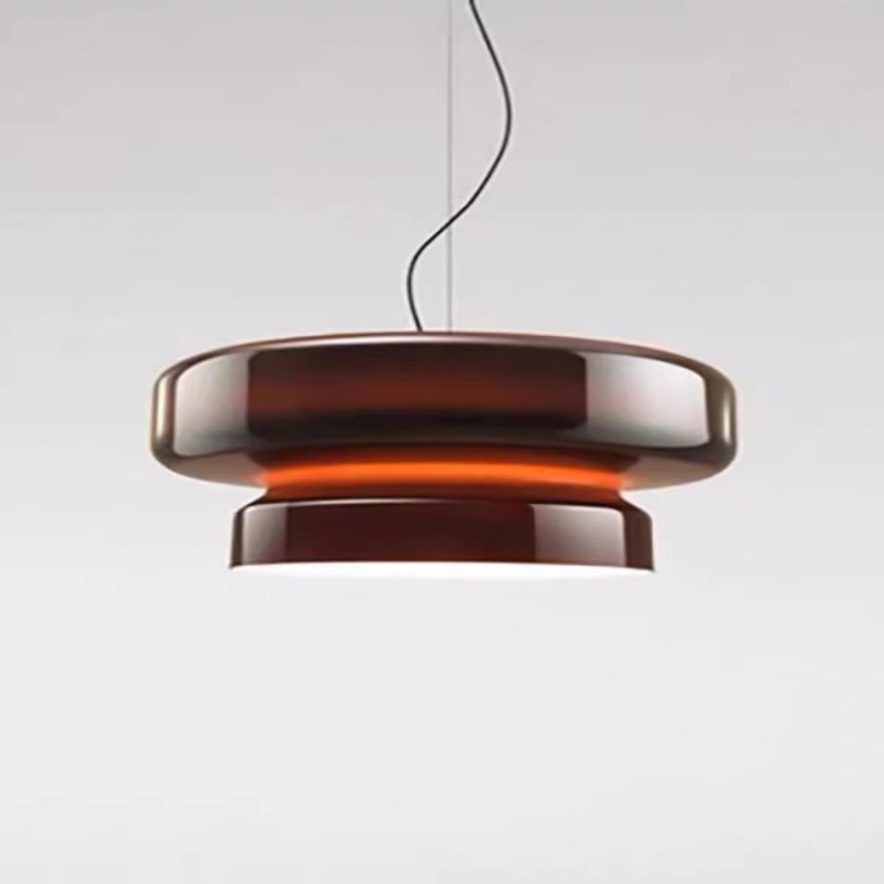 Mid-century Scandinavian Glass Chandelier