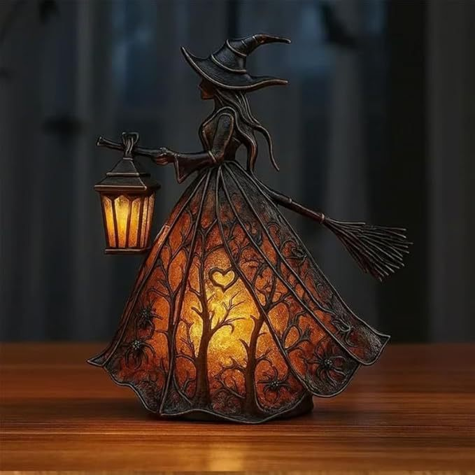 🧙 Halloween Witch Table Lamp 