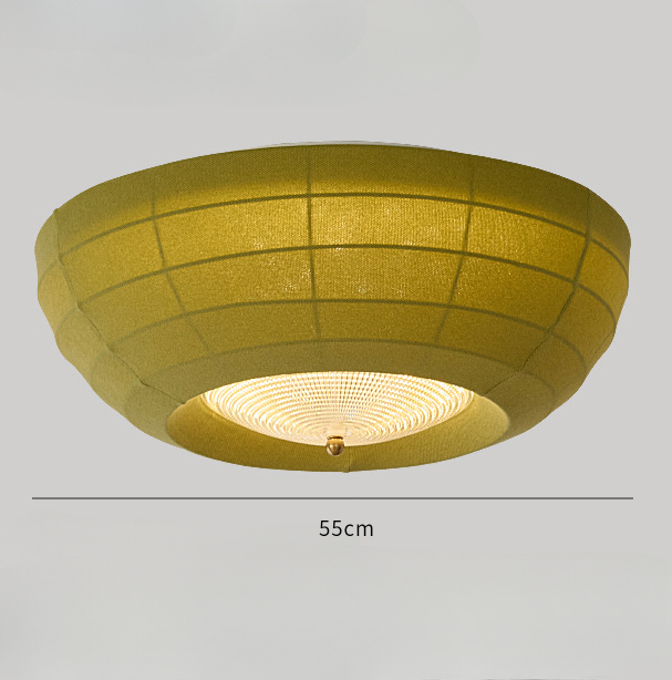 Vintage Fabric Ceiling Light for Bedroom