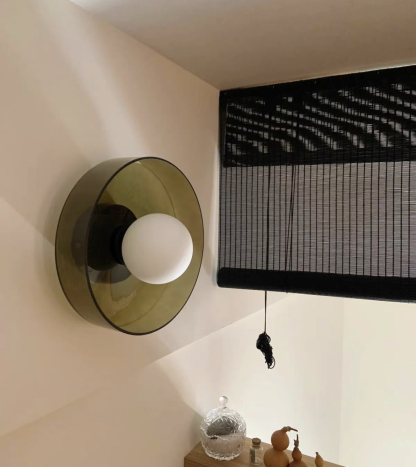 Glass Round LED Ceiling Light-labpiecesign