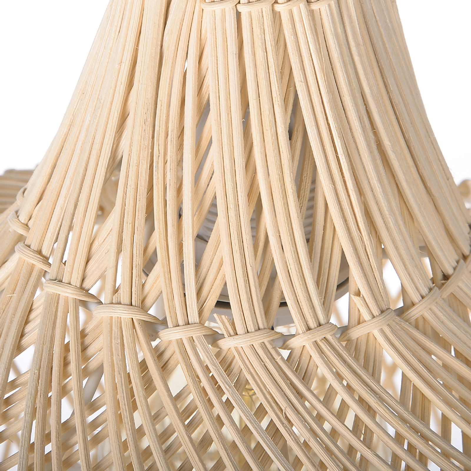 Handmade Woven Rattan Chandelier For Dining Table