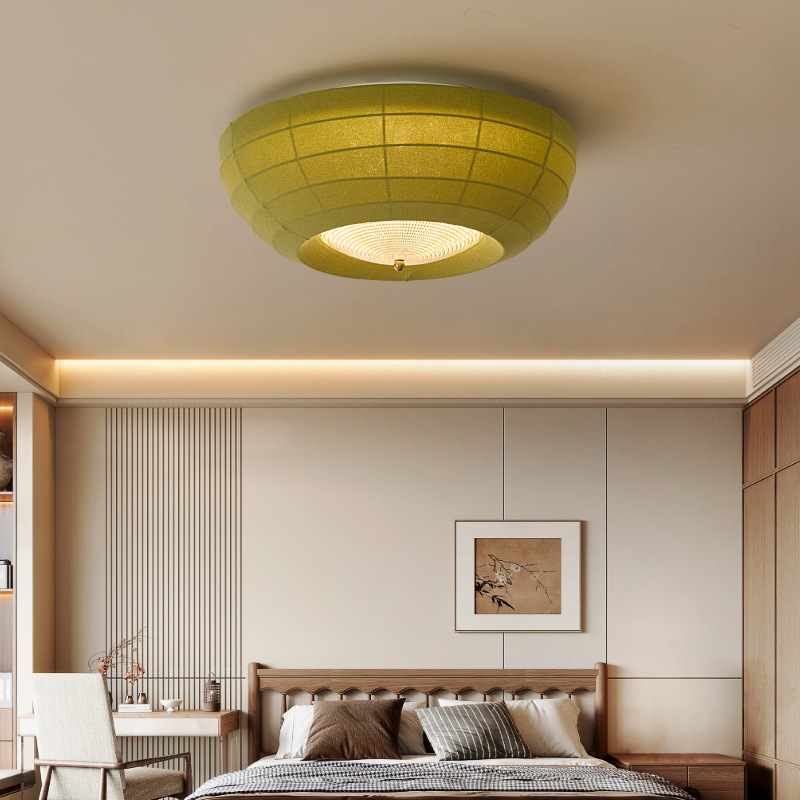 Vintage Fabric Ceiling Light for Bedroom