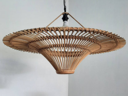 Wabi-sabi Japanese style  Pendant Light Rattan Ceiling Lampshade-labpiecesign