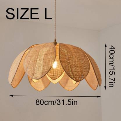 Woven Rattan Lampshade Rattan Pendant Light-labpiecesign