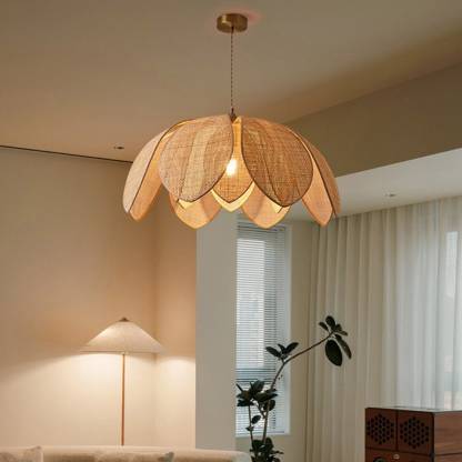 Woven Rattan Lampshade Rattan Pendant Light-labpiecesign
