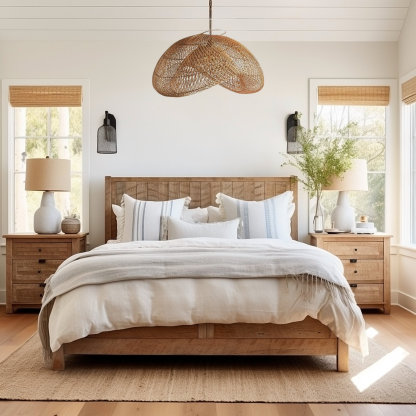 Cloud Shape Rattan Woven Chandelier Pendant-labpiecesign