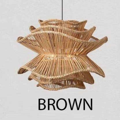 Vietnam Flower Rattan Pendant Light, Wicker Lampshade Chandelier, Bamboo Light Fixture Kitchen Dining Living Room, Woven Lantern Vintage-labpiecesign