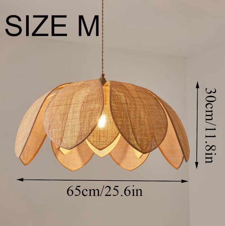 Woven Rattan Lampshade Rattan Pendant Light