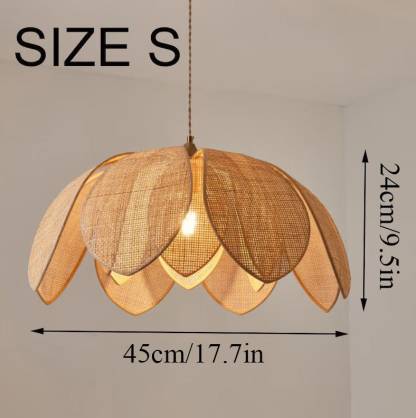 Woven Rattan Lampshade Rattan Pendant Light-labpiecesign