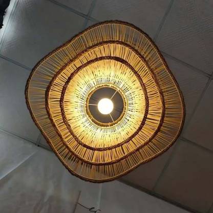 Vietnam Flower Rattan Pendant Light, Wicker Lampshade Chandelier, Bamboo Light Fixture Kitchen Dining Living Room, Woven Lantern Vintage-labpiecesign