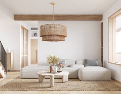 Shiloh Rattan Pendant Light - Bohemian Lampshade, Rattan Light Fixture-labpiecesign