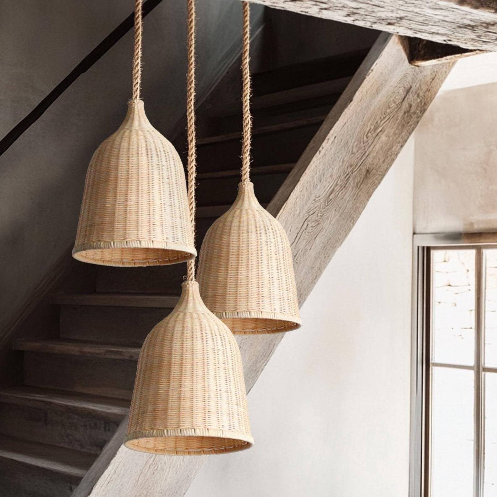 Bacia Rattan Pendant Light-labpiecesign