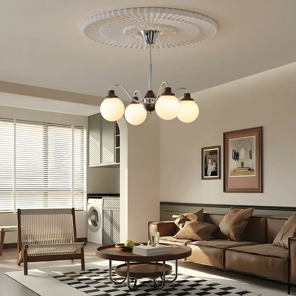 Nordic Vintage Bauhaus Living Room And Dining Room Pendant Lamp
