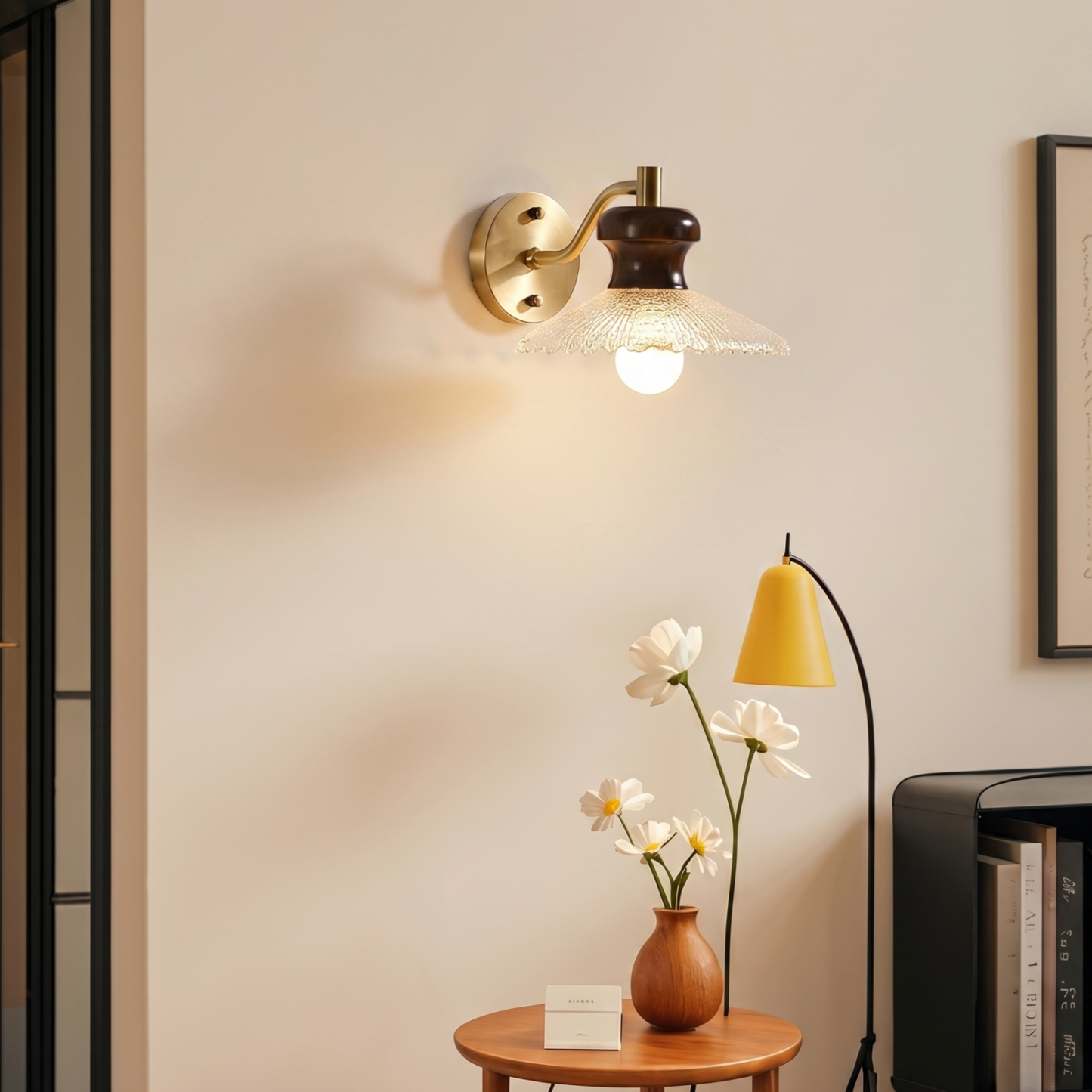 Mid-Century Vintage Wall Sconce for Bedroom Living Room