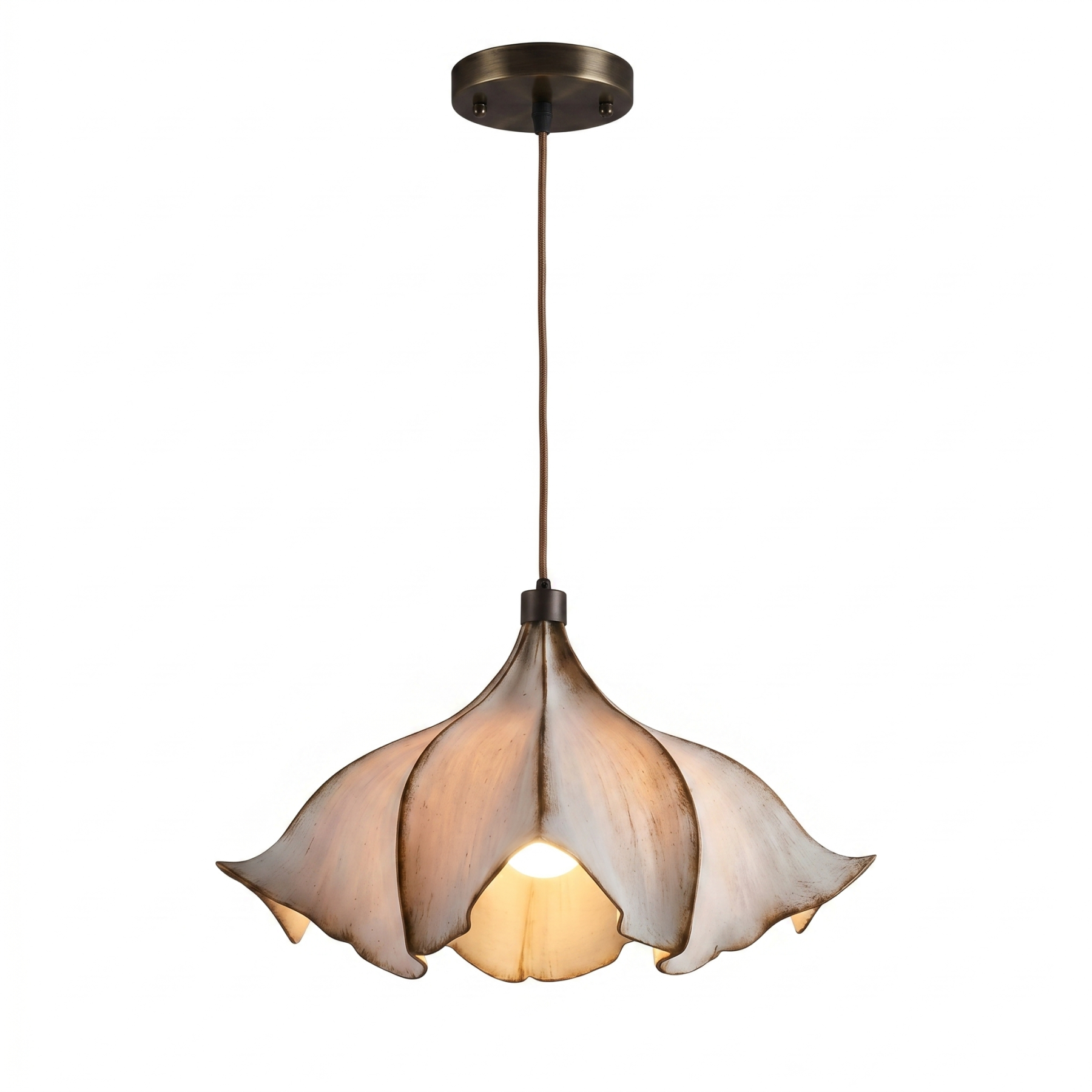 Modern Resin Pendant Light,Artistic Nordic Hanging Ceiling Lamp for Dining Room Living Room