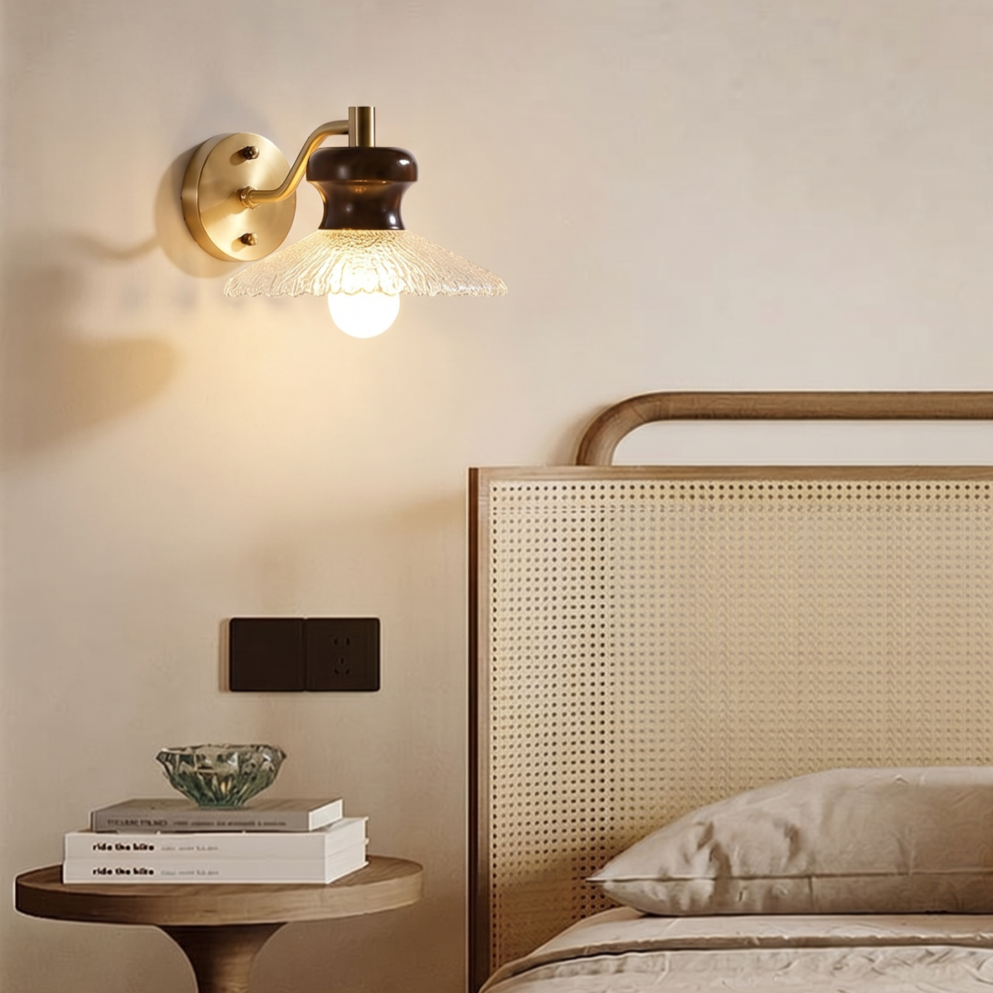 Mid-Century Vintage Wall Sconce for Bedroom Living Room